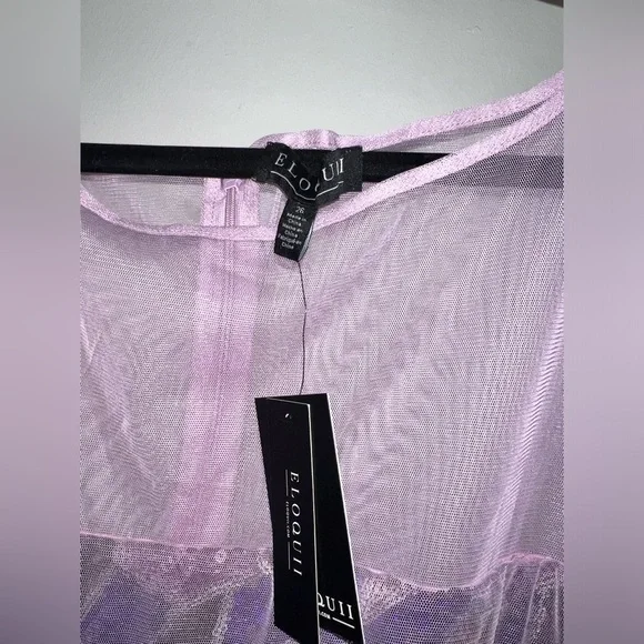 Elegant Purple Sequin Dress Mosaic - Picture 6 of 9